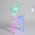BRILAGI - LED RGBIC Decoração de Natal para exterior LED/9W/230V 120 cm IP44 rena + controlo remoto