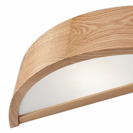 Brilagi - Aplique de parede LED RGBW regulável CARVALHO 1xE27/9W/230V 2700-6500K Wi-Fi carvalho