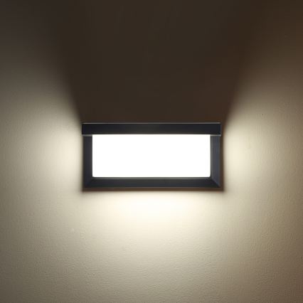 BRILAGI - Aplique de parede para exterior LED RGBW dimerizável BRICKY 1xE27/12W/230V 2700-6500K antracite IP54