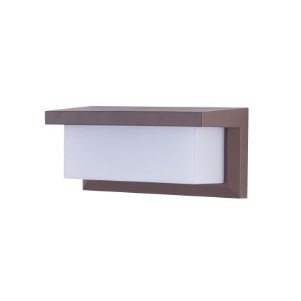 Brilagi - Aplique de parede LED RGBW dimerizável BRICKY 1xE27/15W/230V 2700-6500K IP54 castanho