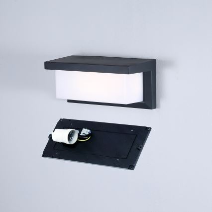 Brilagi - Aplique de parede para exterior LED RGBW dimerizável BRICKY 1xE27/9W/230V 2700-6500K antracite IP54