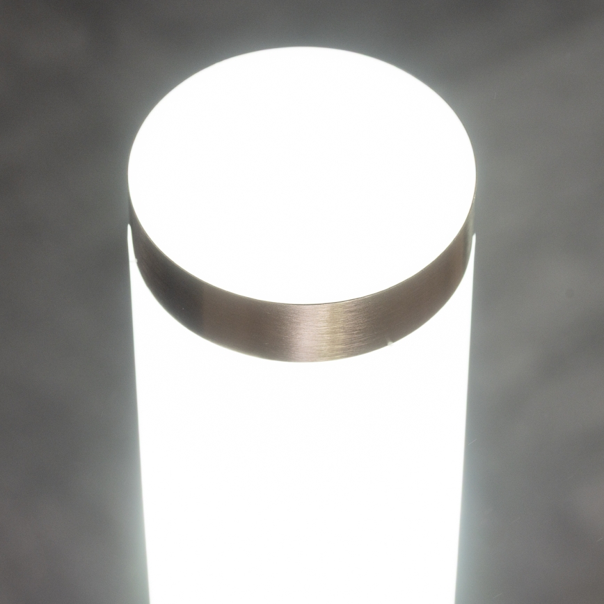 BRILAGI - Aplique de Parede Exterior LED RGBW Regulável ELIA 1xE27/6,5W/230V 2700-6500K IP44 Wi-Fi cromo fosco