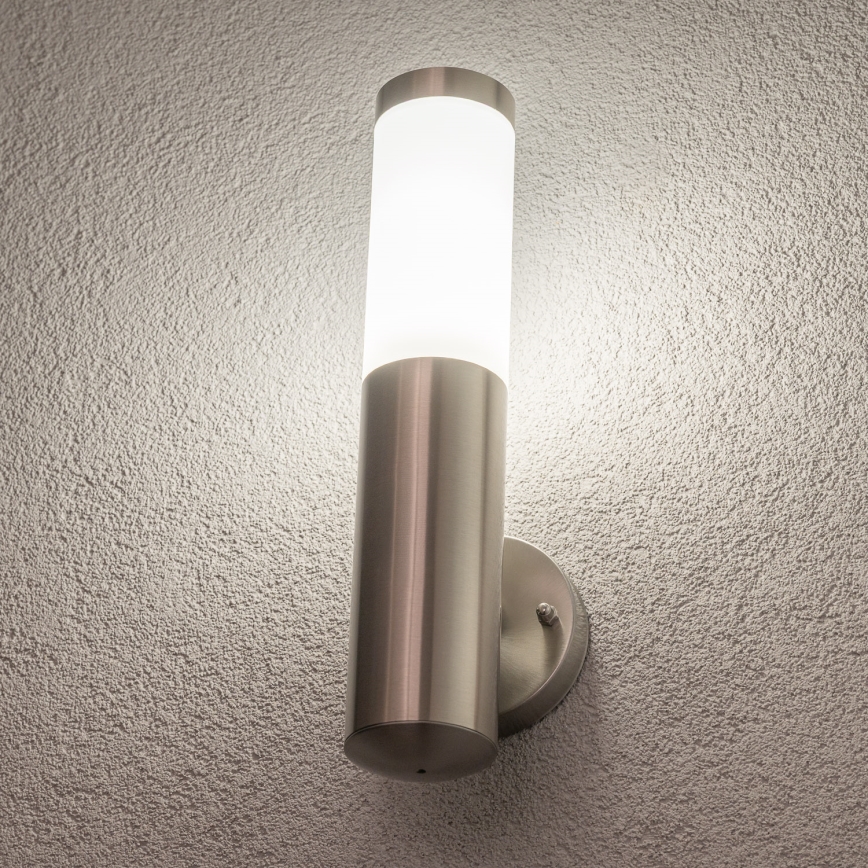 BRILAGI - LED RGBW Candeeiro de Parede Exterior Regulável ELIA 1xE27/6,5W/230V 2700-6500K IP44 Wi-Fi cromado mate