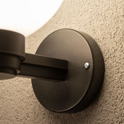 Brilagi - Aplique de parede exterior LED RGBW dimerizável HARBOR 1xE27/9W/230V 2700-6500K IP33 preto/branco