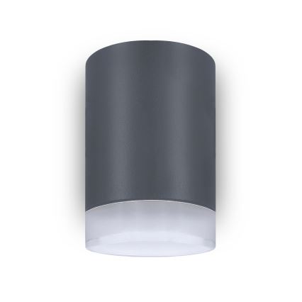 Brilagi - Candeeiro de parede exterior LED RGBW regulável MATERA 1xGU10/4,8W/230V 3000K IP54 antracite + controlo remoto