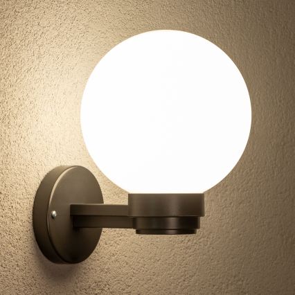 Brilagi - LED RGBW dimerizável aplique de parede exterior HARBOR 1xE27/9W/230V 2700-6500K IP33 antracite/branco