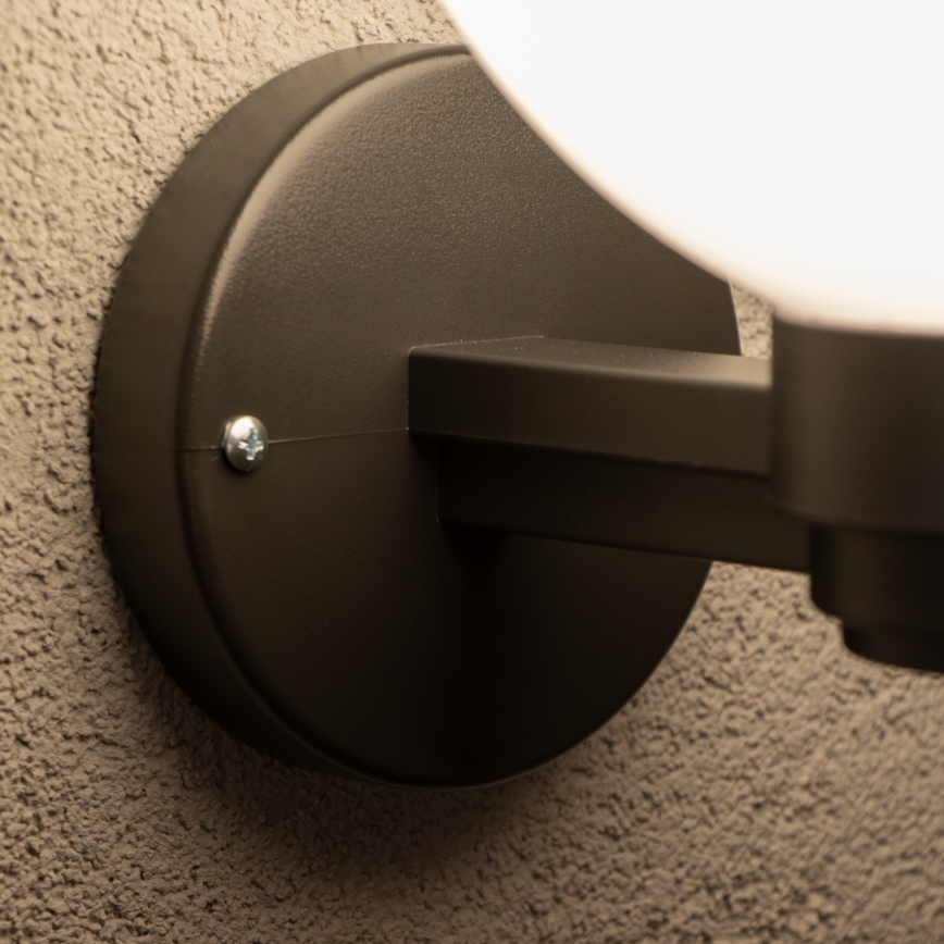 Brilagi - LED RGBW dimerizável aplique de parede exterior HARBOR 1xE27/9W/230V 2700-6500K IP33 antracite/branco