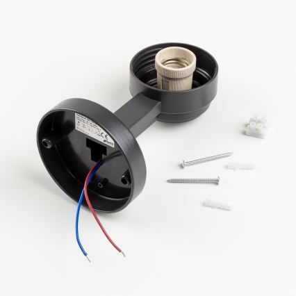 Brilagi - LED RGBW dimerizável aplique de parede exterior HARBOR 1xE27/9W/230V 2700-6500K IP33 antracite/branco