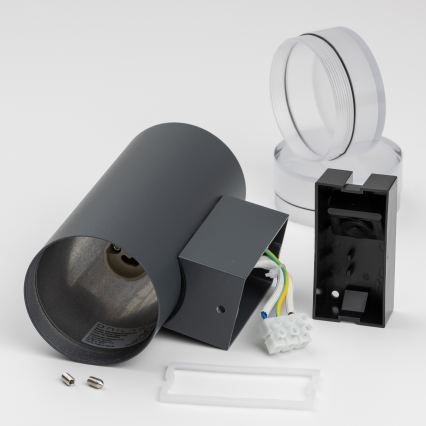 Brilagi - LED RGBW dimerizável aplique de parede para exterior MATERA 2xGU10/4,8W/230V 3000K IP54 antracite + controlo remoto