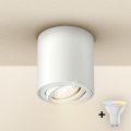 Brilagi - LED RGBW candeeiro spot dimerizável MIA 1xGU10/6W/230V 3000K 84x80 mm branco + controlo remoto