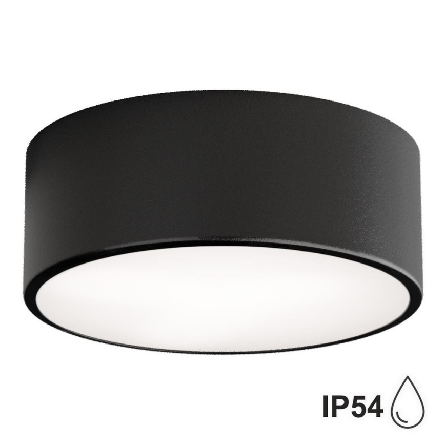 Brilagi - Luminária de teto para casa de banho LED RGBW regulável CLARE 1xE27/9W/230V 2700-6500K Ø 20 cm IP54 Wi-Fi preta