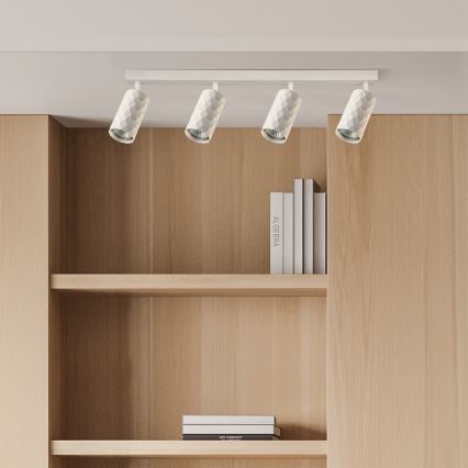 Brilagi - Candeeiro de focos LED RGBW dimerizável SELE DIAMANT 4xGU10/6,5W/230V 2700-6500K Wi-Fi branco