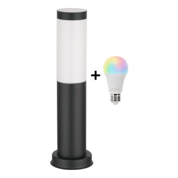 BRILAGI - LED RGBW Lâmpada exterior regulável NOVA 1xE27/12W/230V 2700-6500K IP44 40 cm preta
