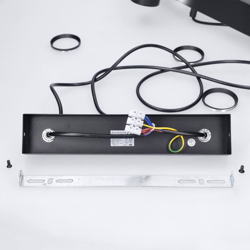 BRILAGI - Lustre LED RGBW regulável suspenso por cabo SELE 4xGU10/6,5W/230V 2700-6500K preto