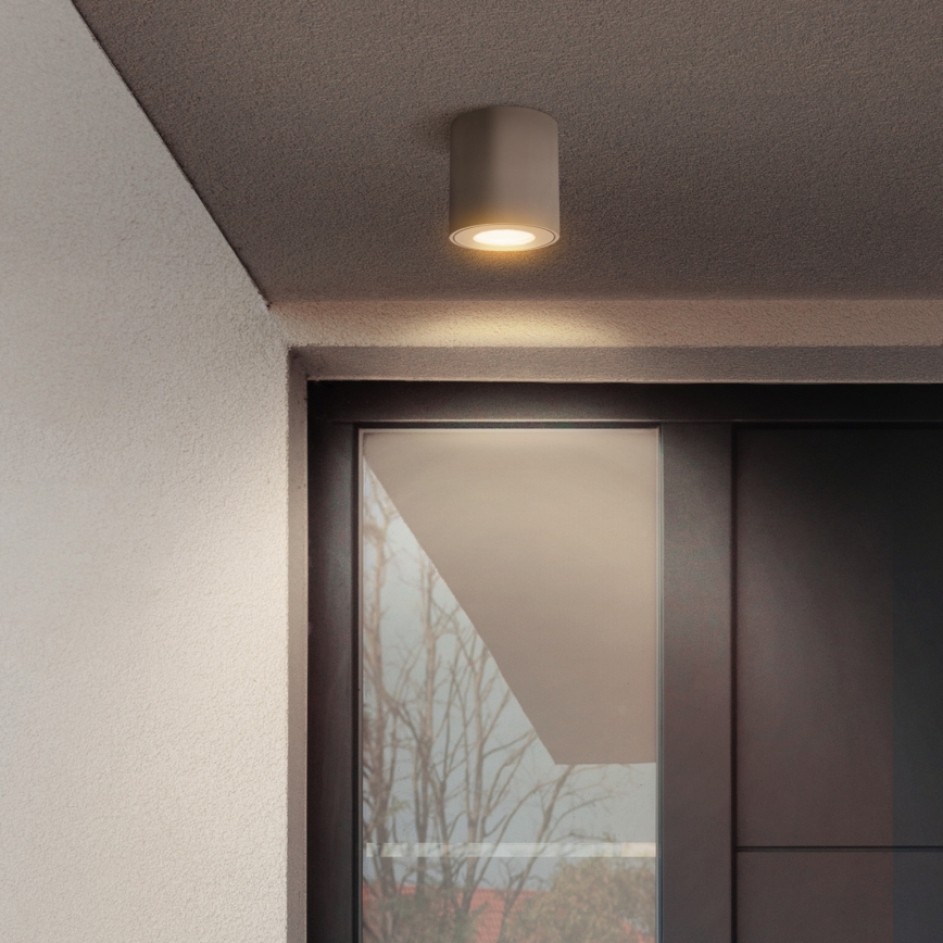 Brilagi - Luminária LED RGBW dimerizável para casa de banho MIA 1xGU10/4,8W/230V 3000K 84x80 mm bege IP54 + comando remoto