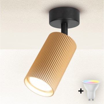 Brilagi - LED RGBW spot dimerizável SELE MODERN 1xGU10/6,5W/230V 2700-6500K Wi-Fi dourado