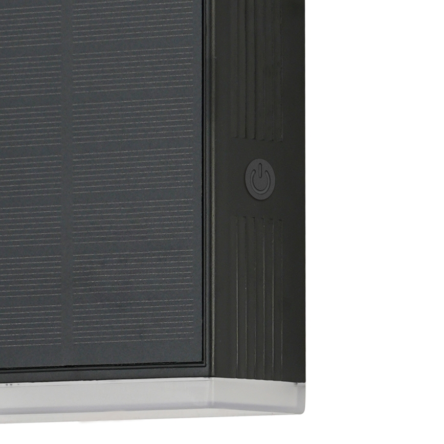 Brilagi - Luminária de parede solar LED SUN GUARD LED/2W/3,7V 2000 mAh IP45