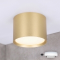 BRILAGI - LED Spot de casa de banho SMOOTH 1xGX53/15W/230V 60x82 mm dourado IP54