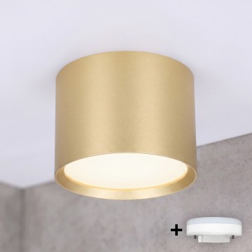 BRILAGI - LED Spot de casa de banho SMOOTH 1xGX53/15W/230V 60x82 mm dourado IP54