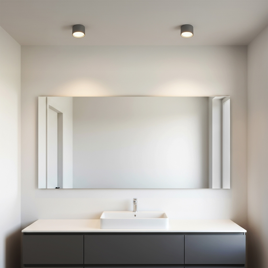 Brilagi - LED Spot para casa de banho SMOOTH 1xGX53/15W/230V antracite IP65