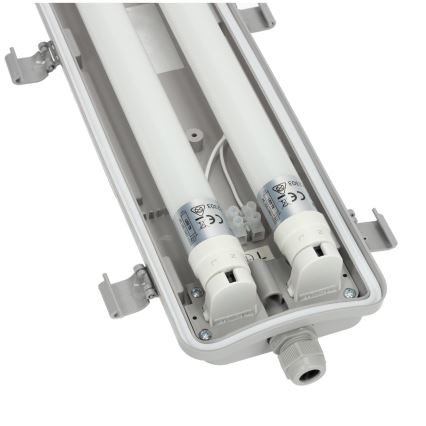 BRILAGI - Luminária fluorescente LED técnica, à prova de pó OPTIMA T8 2xG13/18W/230V 4000K IP65 128 cm - palete de 110 unidades