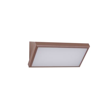 Brilagi - Aplique de parede exterior LED dimerizável TRIANGLE 1xE27/6W/230V 2700-6500K IP65 castanho