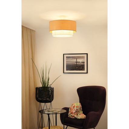 Brilagi - Plafonier ARIZONA BOHO 1xE27/15W/230V diâmetro 45 cm bege