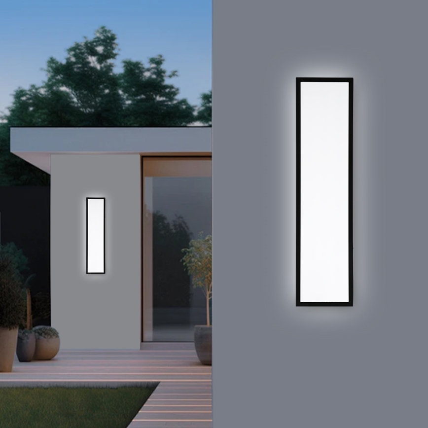 Brilagi - Plafon LED para casa de banho FRAME LED/50W/230V 120x30 cm 3000/4000/6000K IP44 preto