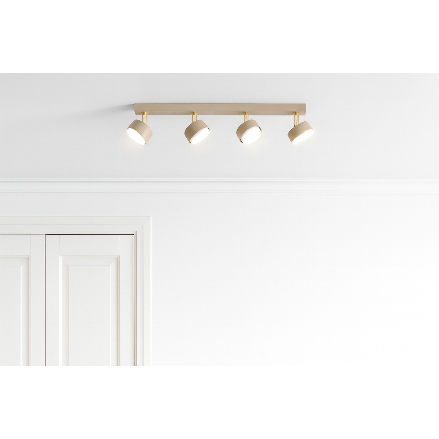 BRILAGI - Spot LED RGB+CCT dimerizável MONO 4xGX53/14W/230V 2700-6500K Wi-Fi Tuya bege