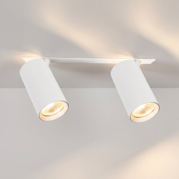 Brilagi - Luminária de embutir SELE 2xGU10/30W/230V branca
