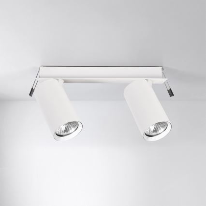 Brilagi - Luminária de embutir SELE 2xGU10/30W/230V branca