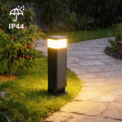 Brilagi - Luminária exterior com 2 tomadas SCHUKO PILLAR 1xG9/11W/230V IP44 antracite