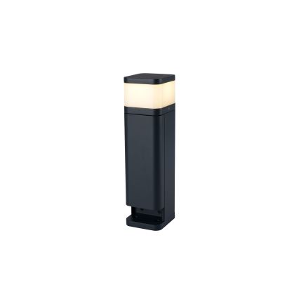 Brilagi - Luminária exterior com 2 tomadas SCHUKO PILLAR 1xG9/11W/230V IP44 antracite
