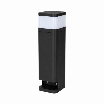 BRILAGI - Luminária de exterior com 2 tomadas SCHUKO PILLAR 1xG9/11W/230V IP44 preta