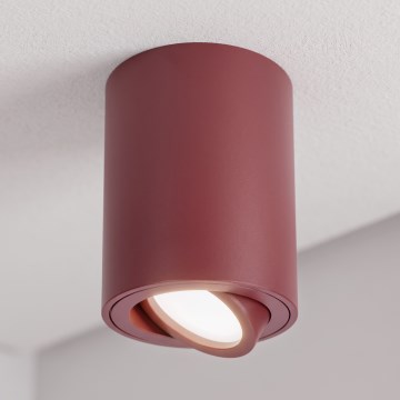 BRILAGI - Luminária de foco MIA 1xGU10/30W/230V 100x80 mm bordô