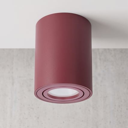 BRILAGI - Luminária de foco MIA 1xGU10/30W/230V 100x80 mm bordô