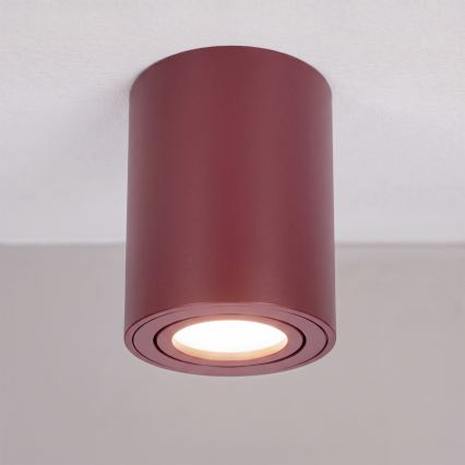 BRILAGI - Luminária de foco MIA 1xGU10/30W/230V 100x80 mm bordô