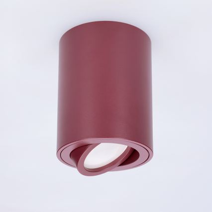 BRILAGI - Luminária de foco MIA 1xGU10/30W/230V 100x80 mm bordô
