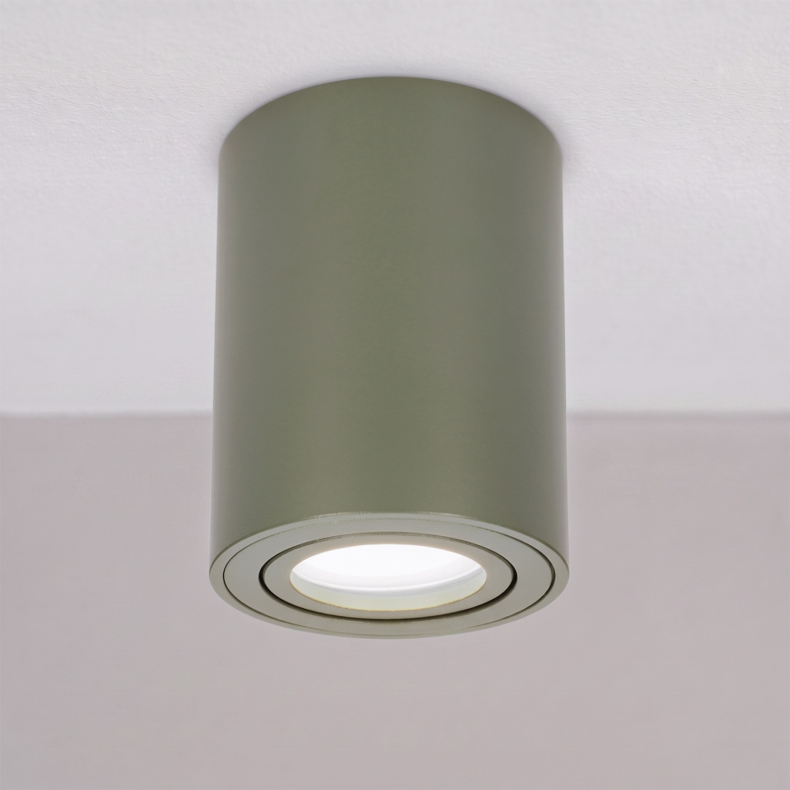 BRILAGI - Luminária de foco MIA 1xGU10/30W/230V 100x80 mm verde escuro