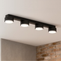 Brilagi - Luminária de focos 4xGX53/12W/230V preta