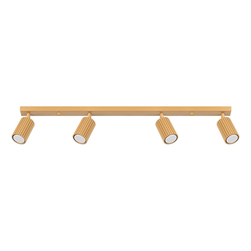 Brilagi - Luminária de focos LED CRESTO 4xGU10/10W/230V dourada