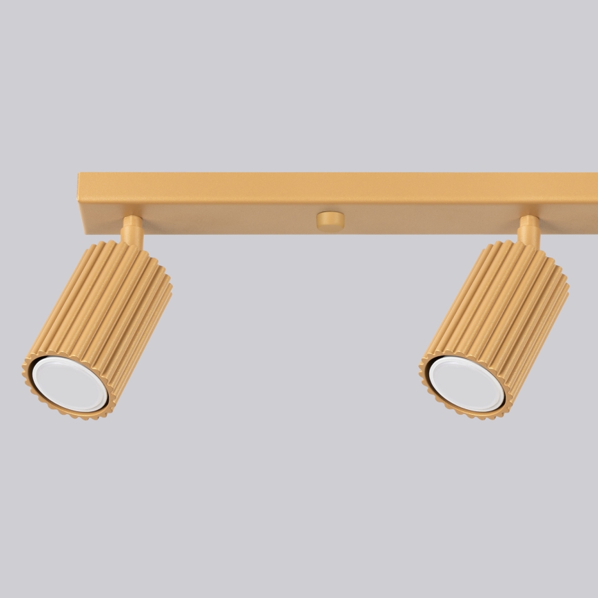 Brilagi - Luminária de focos LED CRESTO 4xGU10/10W/230V dourada