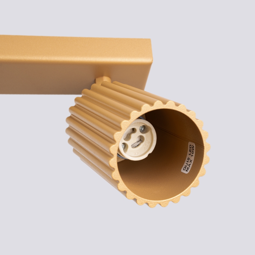 Brilagi - Luminária de focos LED CRESTO 4xGU10/10W/230V dourada