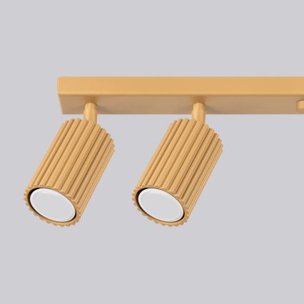 Brilagi - Luminária de focos LED CRESTO 6xGU10/10W/230V dourada