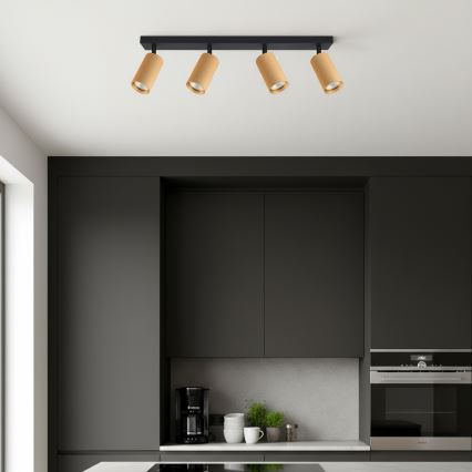 Brilagi - Spot LED RGBW dimerizável SELE MODERN 4xGU10/6W/230V 3000K dourado + comando remoto
