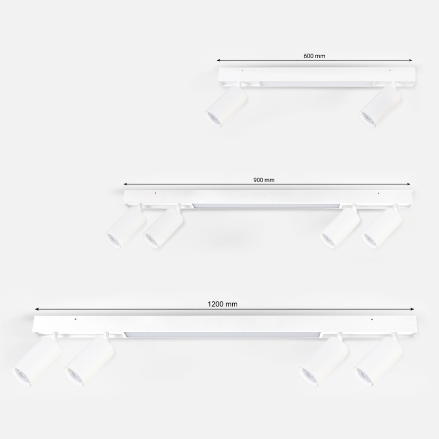 Brilagi - Luminária de focos LED SELE 4xGU10/30W/230V + LED/20W branca