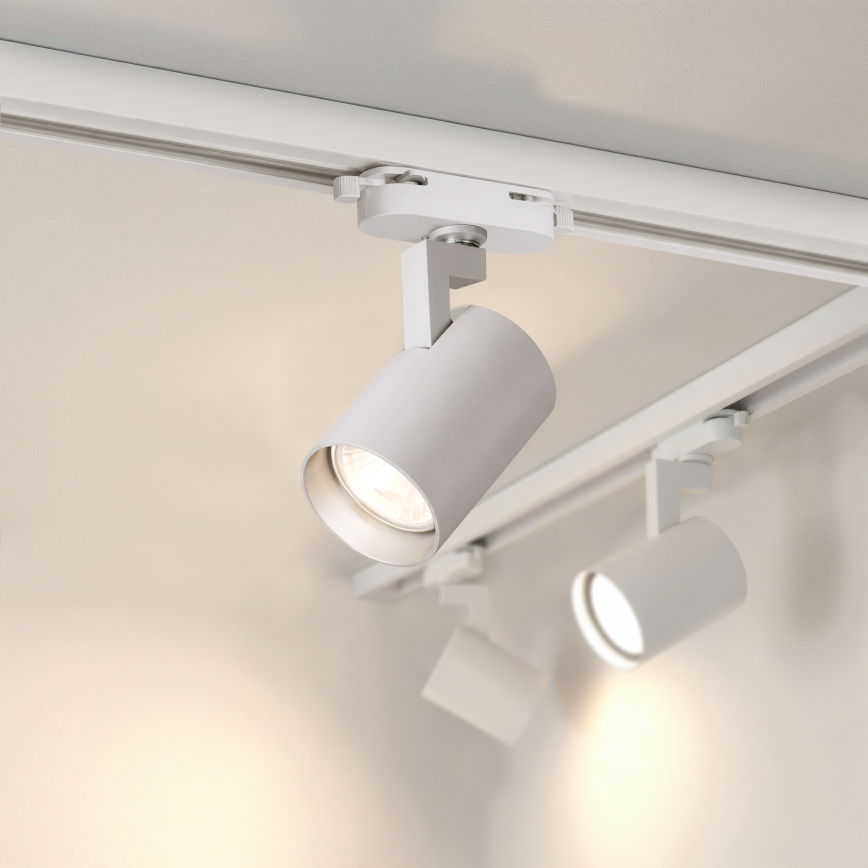 Brilagi - Luminária de focos para calha HUSKY 6xGU10/10W/230V branca