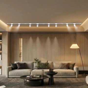 Brilagi - Luminária de focos para sistema de calha HUSKY 8xGU10/10W/230V branca