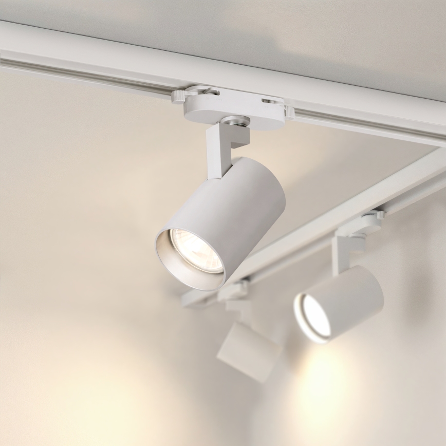 Brilagi - Luminária de focos para sistema de trilho HUSKY 4xGU10/10W/230V, branca