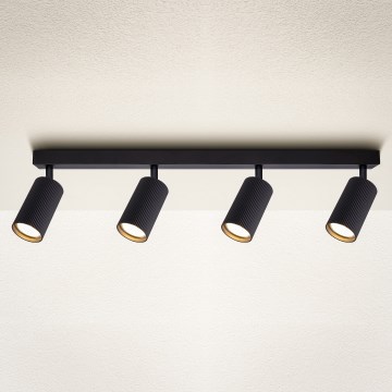 Brilagi - Luminária de focos SELE MODERN 4xGU10/30W/230V preta